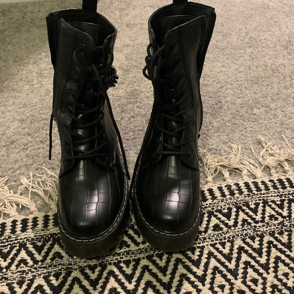 Black alligator boots - Picture 4 of 4